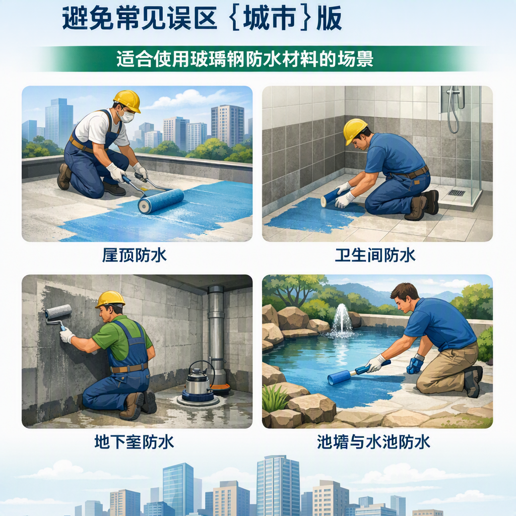 玻璃钢防水材料施工注意事项，避免常见误区 承德 版