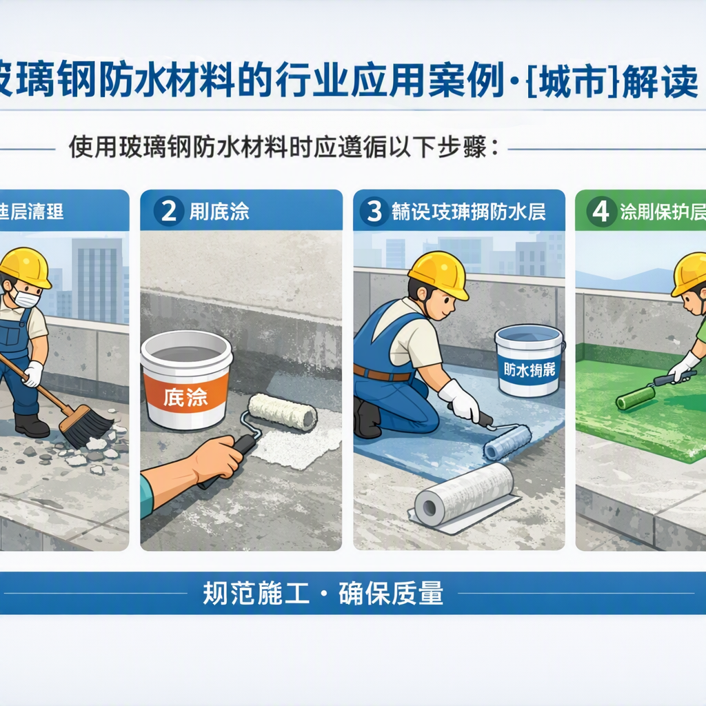 玻璃钢防水材料的行业应用案例，承德解读